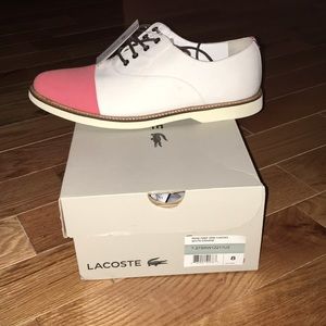 Lacoste Rene Prep Canvas Oxford Shoes